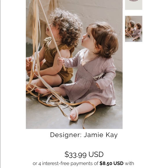 Jamie Kay Pink Wrap Top - Picture 2 of 5